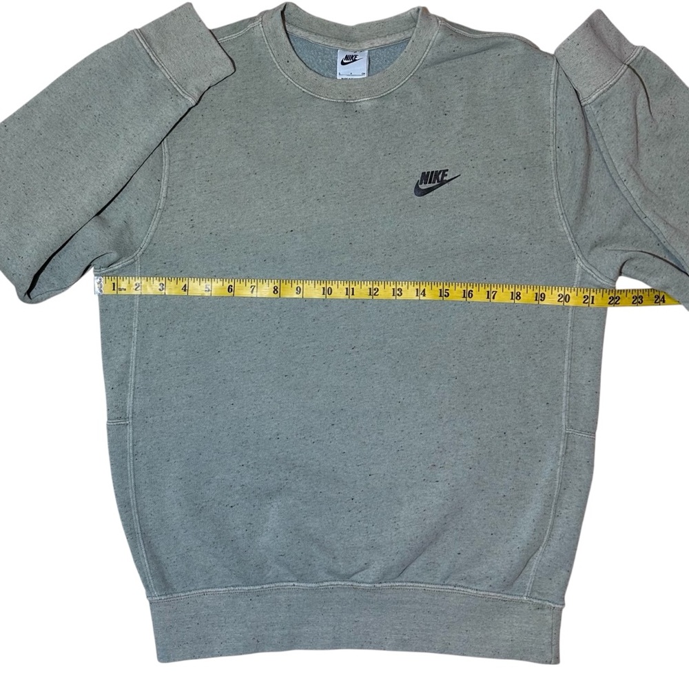 Nike Mint Foam Revival Fleece Green Speckled‎ Crewneck Men's Size Small - Picture 4 of 7
